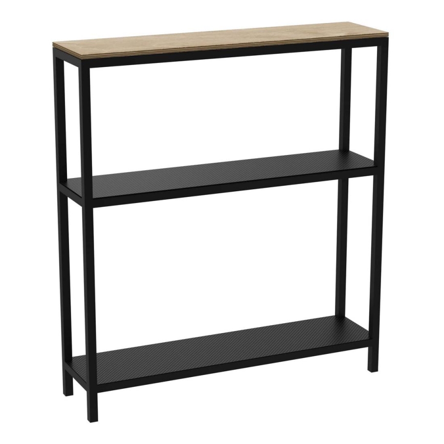 Bathroom rack 67x60 cm μαύρο