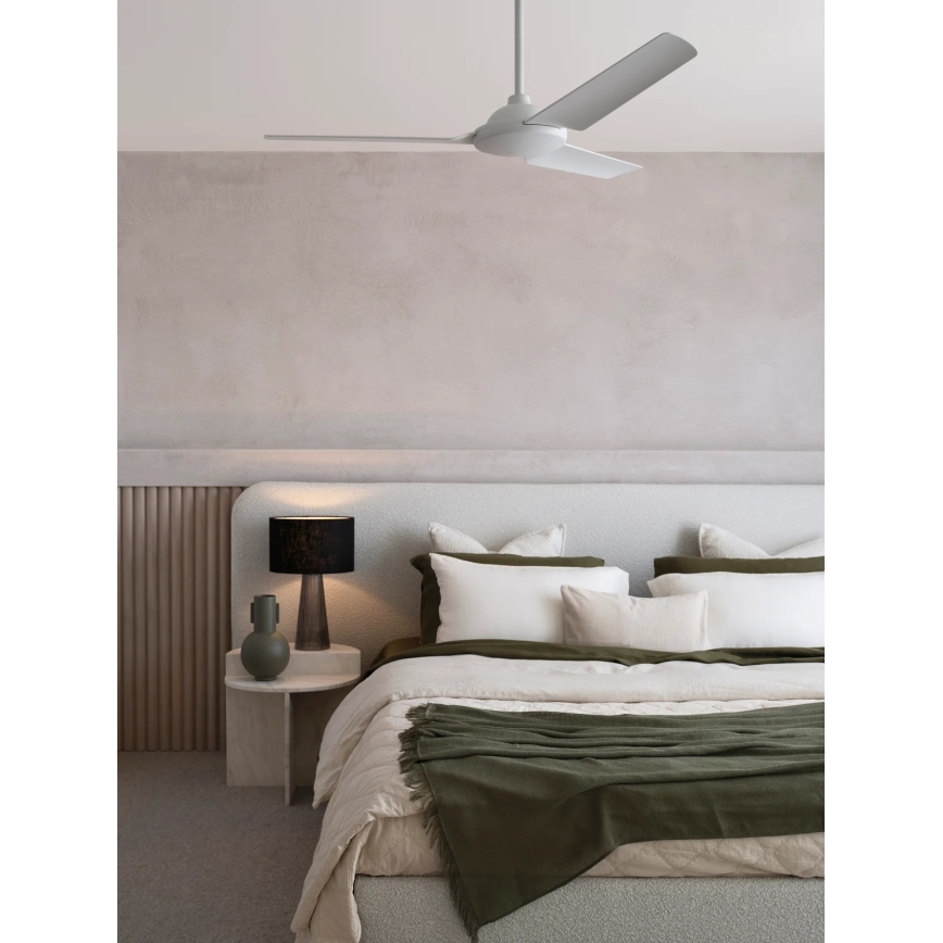 BAYSIDE 21302449 - Ανεμιστήρας οροφής SOMERSET διάμ. 122 εκ. λευκός + τηλεχειριστήριο