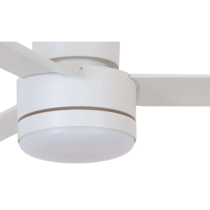 BAYSIDE 213036 - Οροφής ανεμιστήρας LED LAGOON GX53/17W/230V λευκός + τηλεχειριστήριο