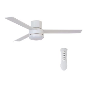 BAYSIDE 213036 - Οροφής ανεμιστήρας LED LAGOON GX53/17W/230V λευκός + τηλεχειριστήριο