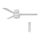 BAYSIDE 213036 - Οροφής ανεμιστήρας LED LAGOON GX53/17W/230V λευκός + τηλεχειριστήριο