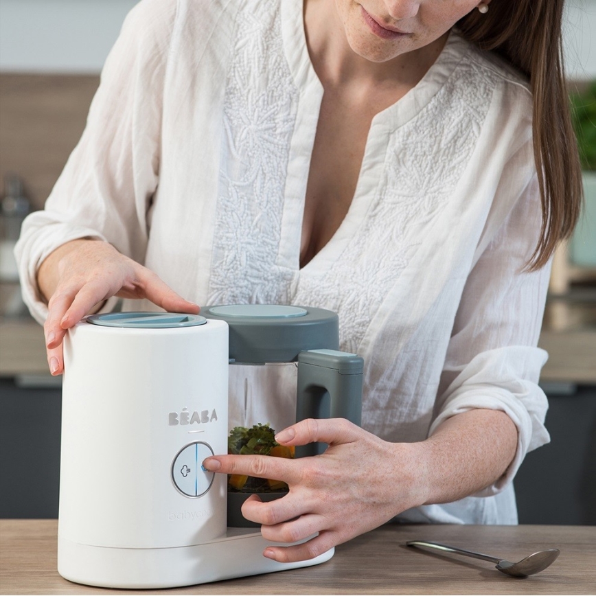 Beaba - Ατμομάγειρας 2-σε-1 BABYCOOK NEO πράσινο/λευκό