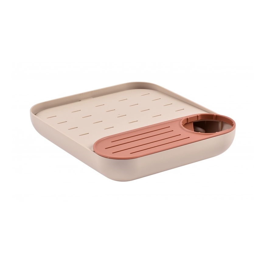 Beaba - Σχάρα αποστράγγισης μπιμπερό μπεζ/πορτοκαλί