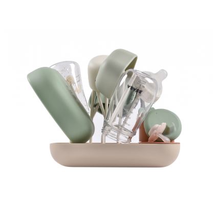 Beaba - Σχάρα αποστράγγισης μπιμπερό μπεζ/πορτοκαλί