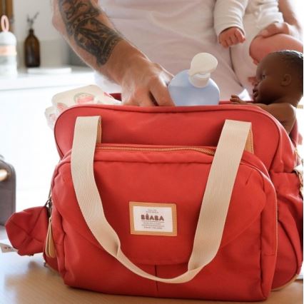 Beaba - Τσάντα αλλαγής ρούχων GENEVA κόκκινο