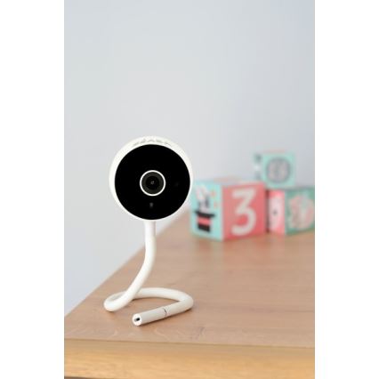 Beaba - Έξυπνο βρεφικό μόνιτορ ZEN CONNECT 5V Wi-Fi λευκό