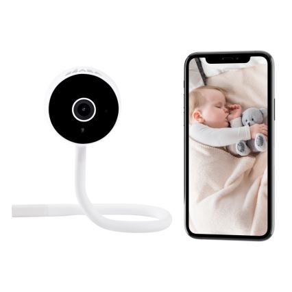 Beaba - Έξυπνο βρεφικό μόνιτορ ZEN CONNECT 5V Wi-Fi λευκό