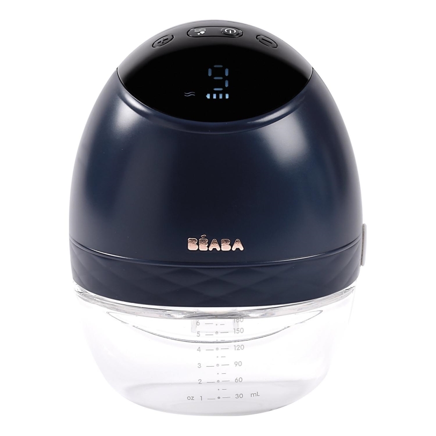 Beaba - Ηλεκτρική αντλία μητρικού γάλακτος Hands-Free 180 ml 1300 mAh μπλε