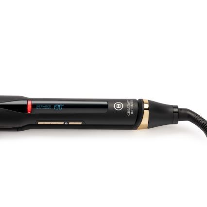 Bellissima 11948 - Ισιωτικό μαλλιών με οθόνη LCD INFRARED 60W/230V μαύρο