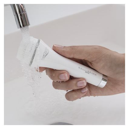 Bellissima 5167 - Βουρτσάκι καθαρισμού προσώπου PURE&LIGHT 1xAA σε κρεμ απόχρωση