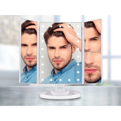 Beper - Καθρέφτης μακιγιάζ με LED φωτισμό 4xAAA/5V