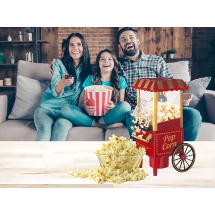 Beper - Ποπκορνιέρα 1200W/230V κόκκινη