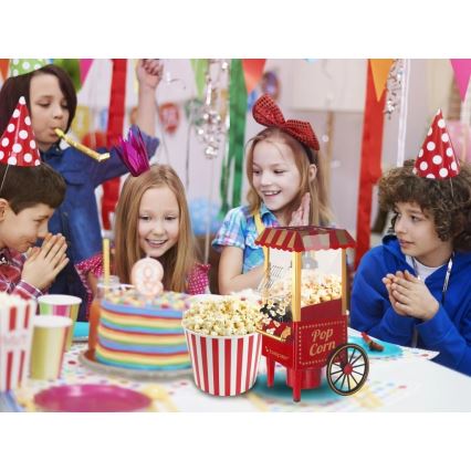 Beper - Ποπκορνιέρα 1200W/230V κόκκινη