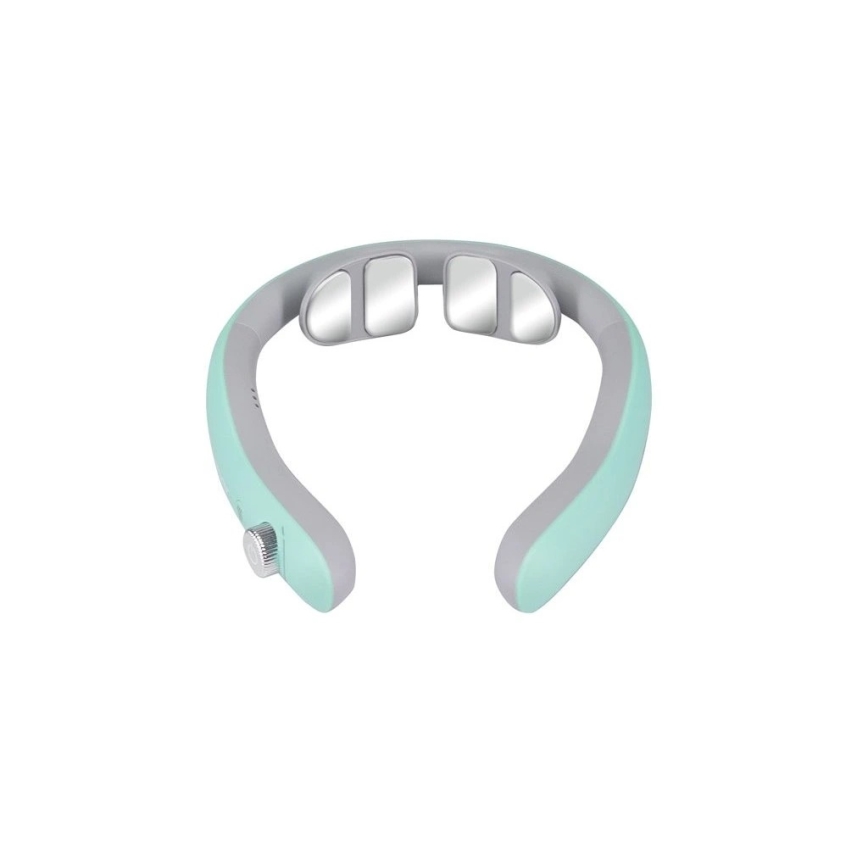 Beper - Επαναφορτιζόμενη συσκευή μασάζ για τον αυχένα EMS 5V/900 mAh, σε απόχρωση μέντας