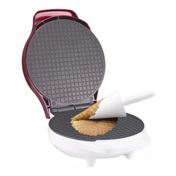 Beper - Βαφλιέρα 2 σε 1 1000W/230V κόκκινη