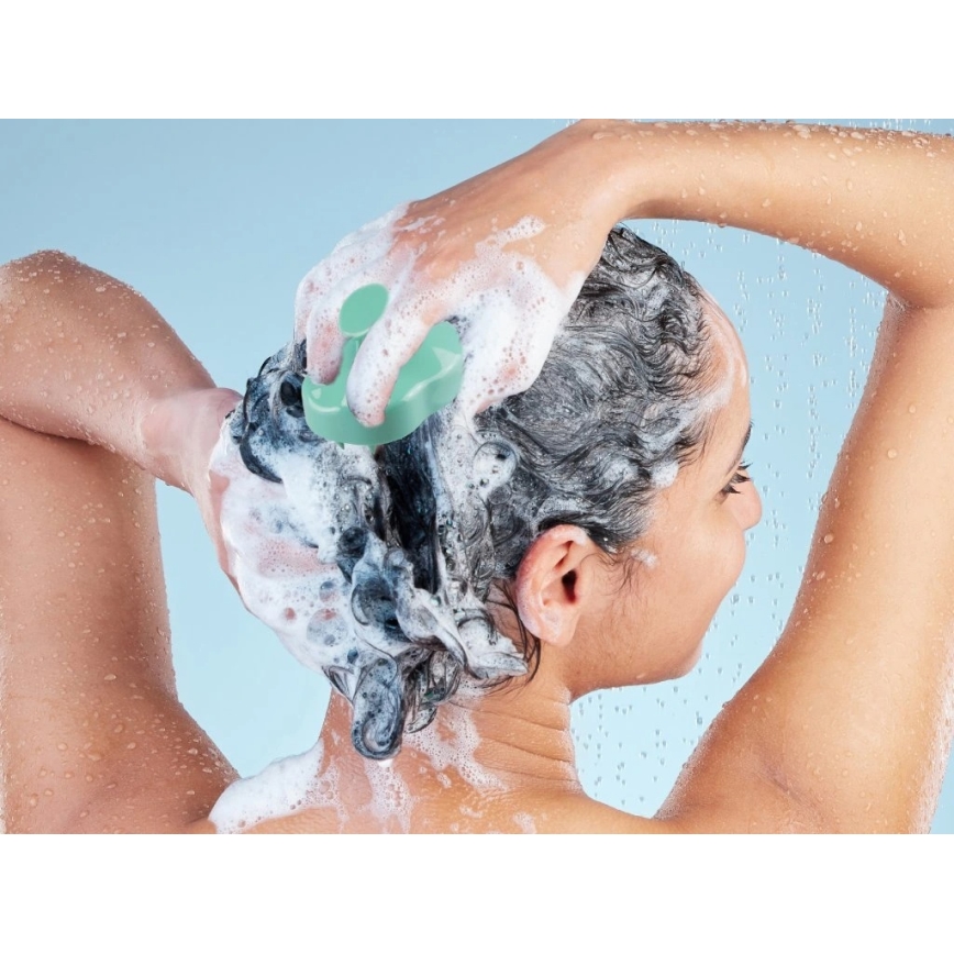 Beper - Βούρτσα μασάζ για το τριχωτό της κεφαλής, απόχρωση μέντας