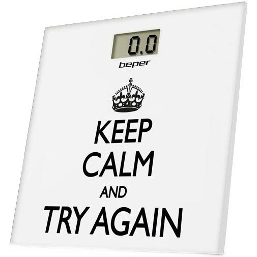 Beper - Ψηφιακή προσωπική ζυγαριά με οθόνη LCD 1xCR2032