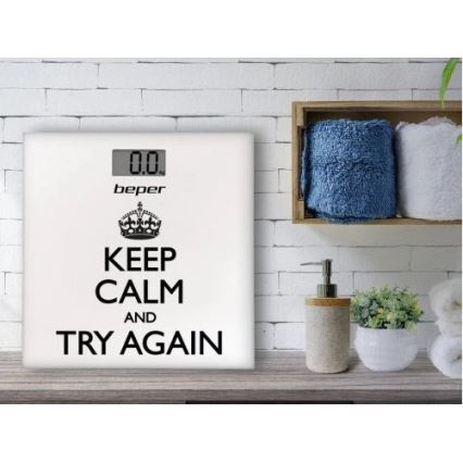 Beper - Ψηφιακή προσωπική ζυγαριά με οθόνη LCD 1xCR2032