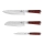 BerlingerHaus - Σετ μαχαιριών από ανοξείδωτο ατσάλι 3 τμχ ξύλο/ανοξείδωτο ατσάλι
