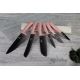 BerlingerHaus - Σετ μαχαιριών από ανοξείδωτο ατσάλι 6 τμχ ροζ χρυσό/μαύρο