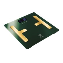 BerlingerHaus - Ψηφιακή ζυγαριά με οθόνη LCD 2xAAA πράσινο/χρυσό