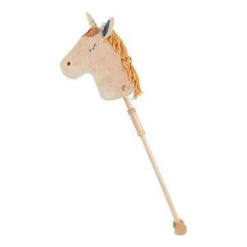 Bieco - Αλογάκι ιππασίας με στικ, Hobby horse MAGIC μονόκερος