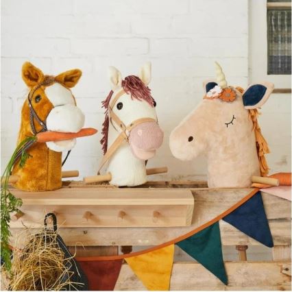 Bieco - Αλογάκι ιππασίας με στικ, Hobby horse MAGIC μονόκερος