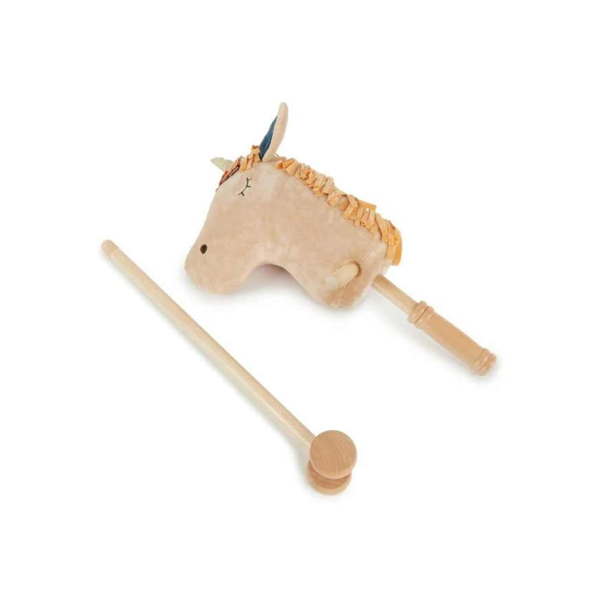 Bieco - Αλογάκι ιππασίας με στικ, Hobby horse MAGIC μονόκερος