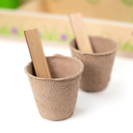 Bigjigs Toys - Gardening σετ in a crate