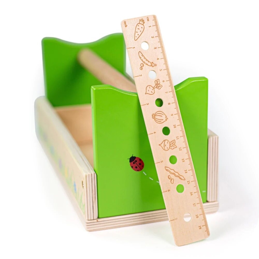 Bigjigs Toys - Gardening σετ in a crate