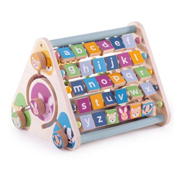 Bigjigs Toys - Τρίγωνο δραστηριοτήτων με ζωάκια