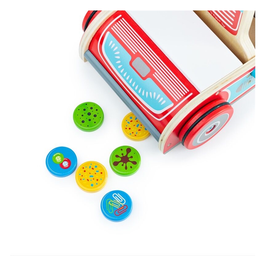 Bigjigs Toys - Παιχνίδι - Ηλεκτρική σκούπα Stick