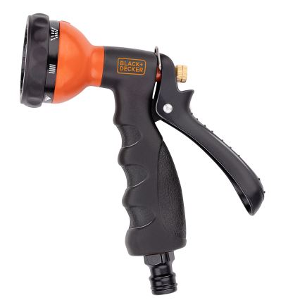 BLACK+DECKER - Πιστόλι ποτίσματος με 3 συνδέσμους