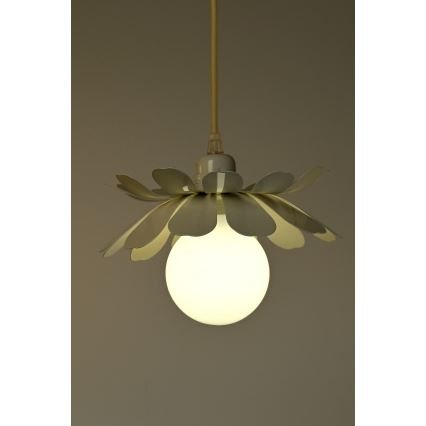 Bohemia-Design - Κρεμαστό φωτιστικό με καλώδιο 1xE27/60W/230V κρεμ