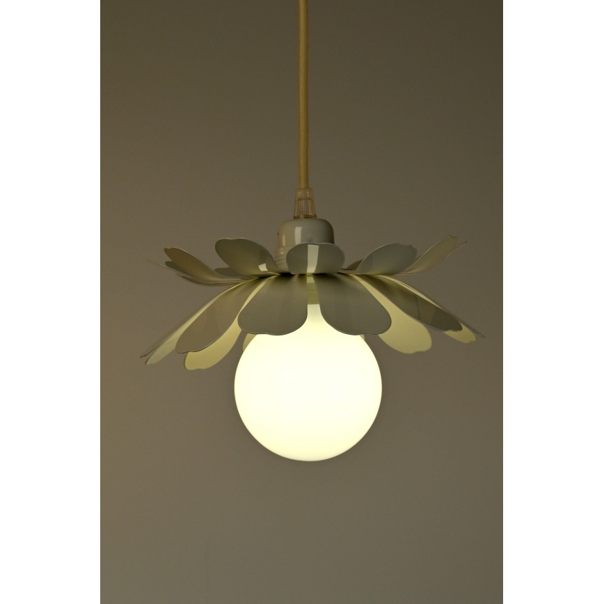 Bohemia-Design - Κρεμαστό φωτιστικό με καλώδιο 1xE27/60W/230V κρεμ
