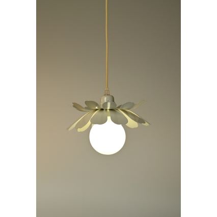 Bohemia-Design - Κρεμαστό φωτιστικό με καλώδιο 1xE27/60W/230V κρεμ