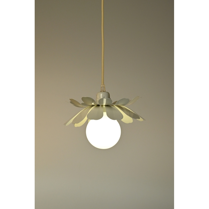Bohemia-Design - Κρεμαστό φωτιστικό με καλώδιο 1xE27/60W/230V κρεμ