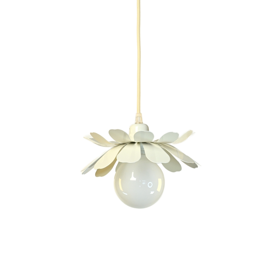Bohemia-Design - Κρεμαστό φωτιστικό με καλώδιο 1xE27/60W/230V κρεμ
