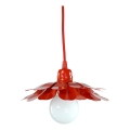 Bohemia-Design - Κρεμαστό φωτιστικό με καλώδιο 1xE27/60W/230V κόκκινο