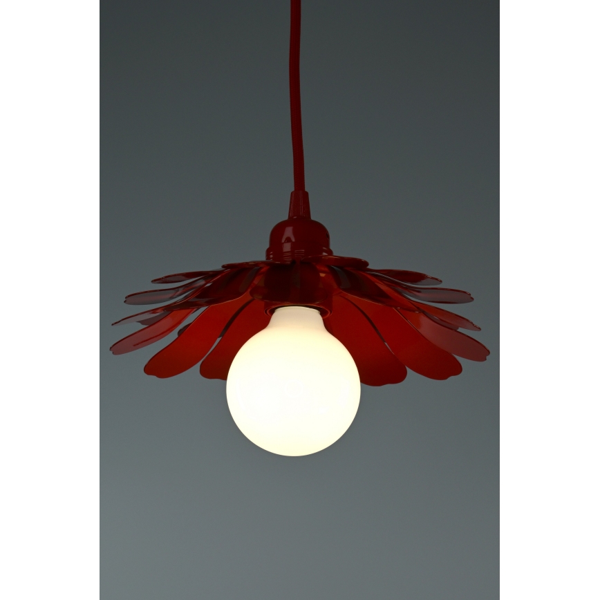 Bohemia-Design - Κρεμαστό φωτιστικό με καλώδιο 1xE27/60W/230V κόκκινο