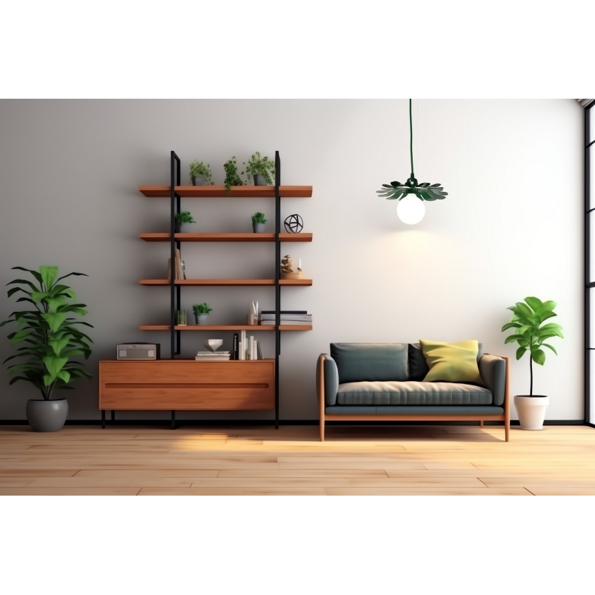 Bohemia-Design - Κρεμαστό φωτιστικό με καλώδιο 1xE27/60W/230V πράσινο