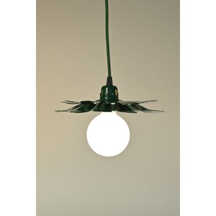 Bohemia-Design - Κρεμαστό φωτιστικό με καλώδιο 1xE27/60W/230V πράσινο