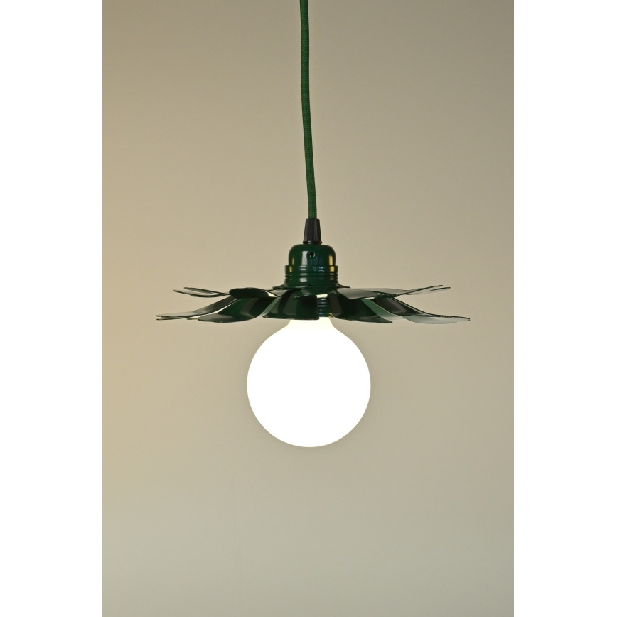 Bohemia-Design - Κρεμαστό φωτιστικό με καλώδιο 1xE27/60W/230V πράσινο
