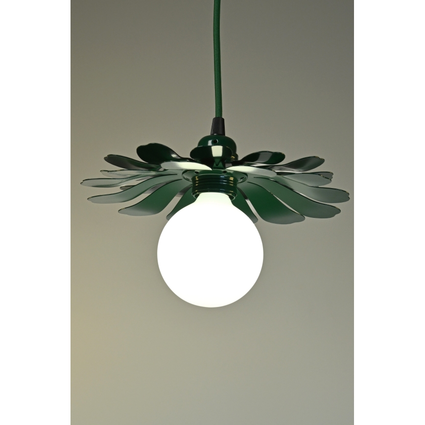 Bohemia-Design - Κρεμαστό φωτιστικό με καλώδιο 1xE27/60W/230V πράσινο
