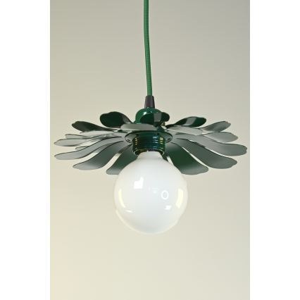 Bohemia-Design - Κρεμαστό φωτιστικό με καλώδιο 1xE27/60W/230V πράσινο