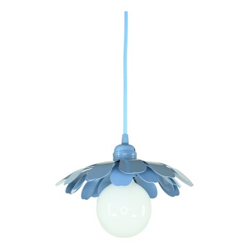 Bohemia-Design - Κρεμαστό φωτιστικό με καλώδιο 1xE27/60W/230V μπλε