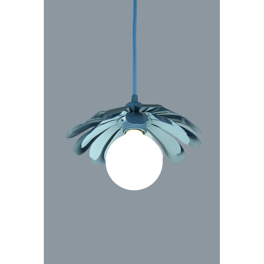 Bohemia-Design - Κρεμαστό φωτιστικό με καλώδιο 1xE27/60W/230V μπλε