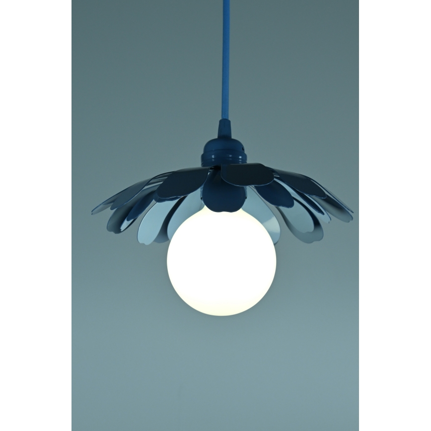 Bohemia-Design - Κρεμαστό φωτιστικό με καλώδιο 1xE27/60W/230V μπλε