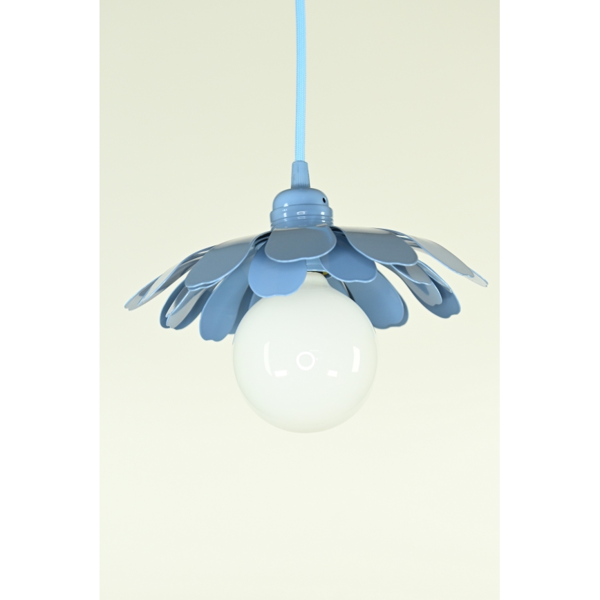 Bohemia-Design - Κρεμαστό φωτιστικό με καλώδιο 1xE27/60W/230V μπλε