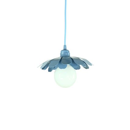 Bohemia-Design - Κρεμαστό φωτιστικό με καλώδιο 1xE27/60W/230V μπλε